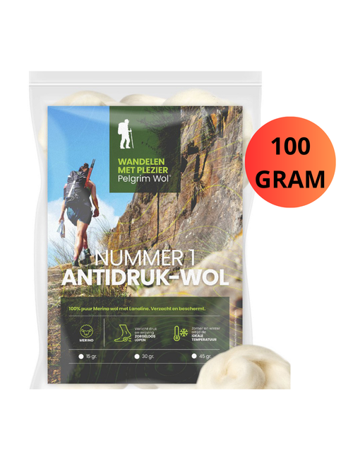 Pelgrim Wol - Nummer 1 Antidruk Voetwol