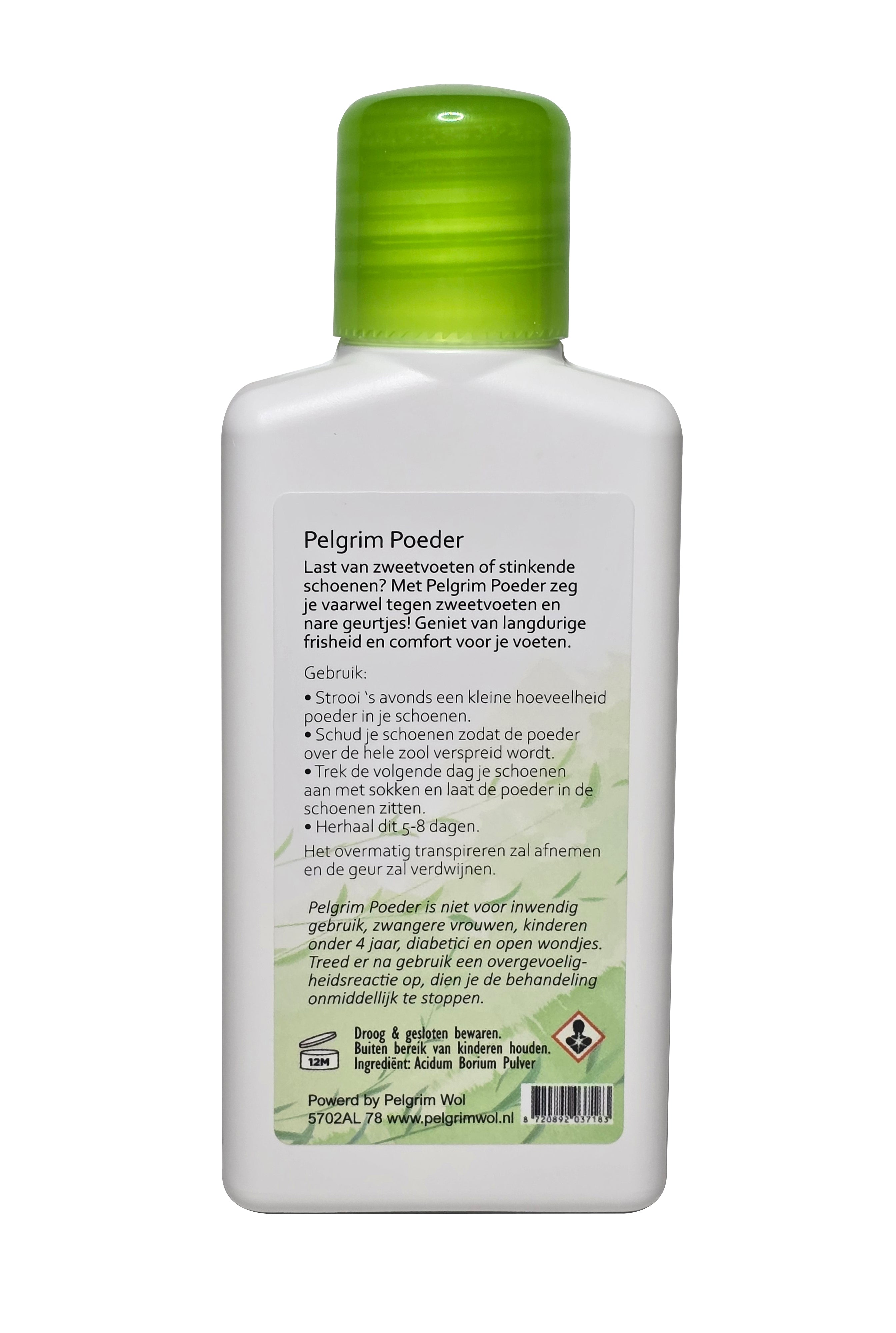Pelgrim Poeder - Stop Zweetvoeten en Schoenen - 75 GRAM